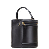 ルイ ヴィトン エピ カンヌ ハンドバッグ バニティバッグ M48032 ノワール ブラック レザー レディース LOUIS VUITTON 【中古】